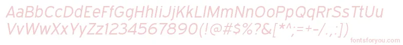 ExpresswaybkItalic Font – Pink Fonts on White Background