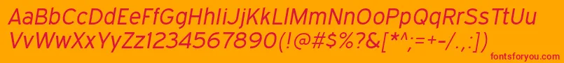 More about ExpresswaybkItalic Font ExpresswaybkItalic Font – Red Fonts on Orange Background
