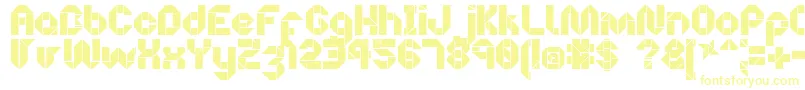 Шрифт OrigamiMaking – жёлтые шрифты