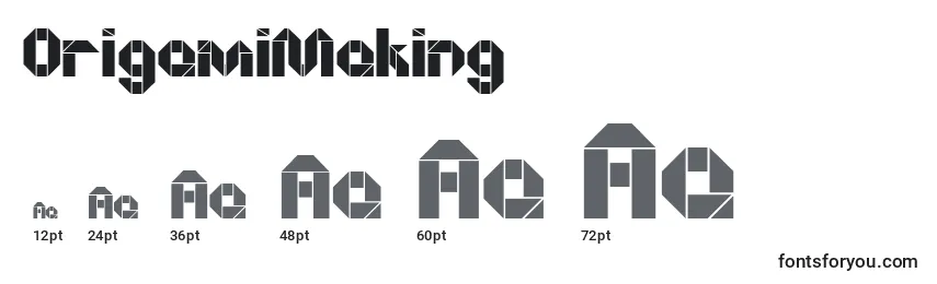 OrigamiMaking Font Sizes