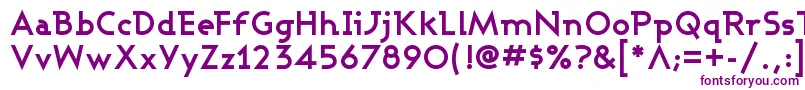 Ashbb Font – Purple Fonts on White Background