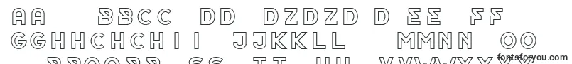 Шрифт OrderOutline – словацкие шрифты