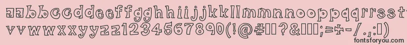 BlackFriday Font – Black Fonts on Pink Background