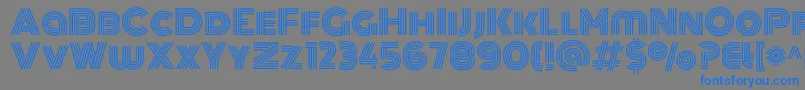 MonotonRegular Font – Blue Fonts on Gray Background