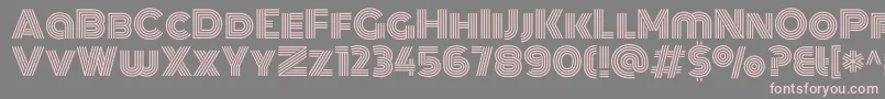 MonotonRegular Font – Pink Fonts on Gray Background