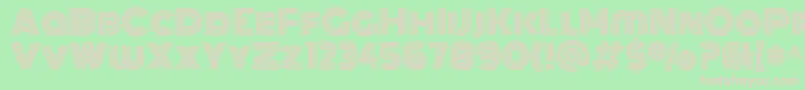 MonotonRegular Font – Pink Fonts on Green Background