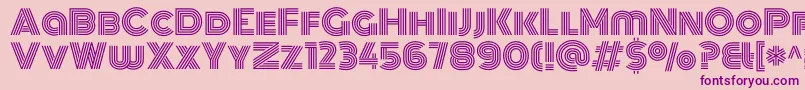 Шрифт MonotonRegular – фиолетовые шрифты на розовом фоне