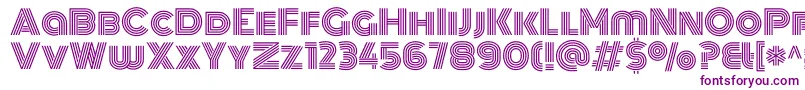Шрифт MonotonRegular – фиолетовые шрифты на белом фоне