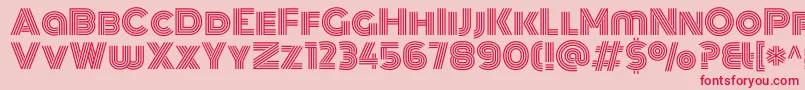MonotonRegular Font – Red Fonts on Pink Background