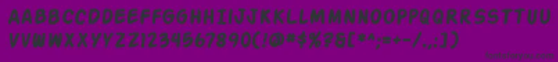 ActionManBold Font – Black Fonts on Purple Background