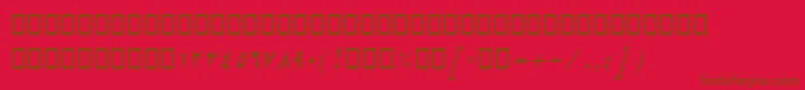 Подробнее о шрифте BNikiBorderItalic Шрифт BNikiBorderItalic – коричневые шрифты на красном фоне