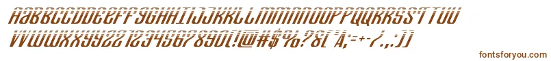 Departmenthhalfital-fontti – ruskeat fontit valkoisella taustalla