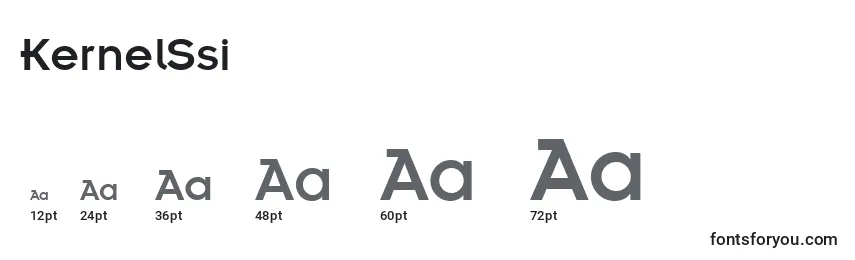 KernelSsi Font Sizes