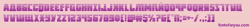 Octoberguardgrad Font – Purple Fonts on Pink Background