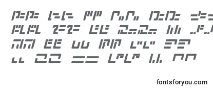 Обзор шрифта ModernIaconicItalic