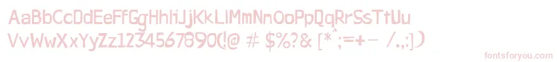 Pirateswriters Font – Pink Fonts on White Background
