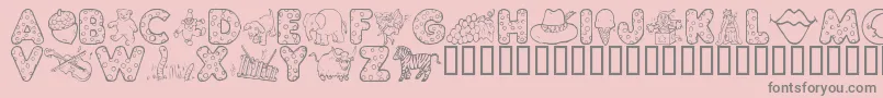 Más sobre la fuente KgAbcs fuente KgAbcs – Fuentes Grises Sobre Fondo Rosa