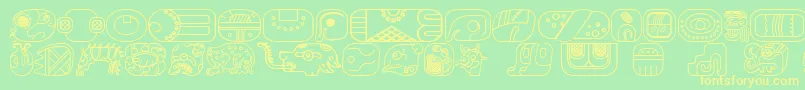 Más sobre la fuente MayanglyphsoutlineRegular fuente MayanglyphsoutlineRegular – Fuentes Amarillas Sobre Fondo Verde