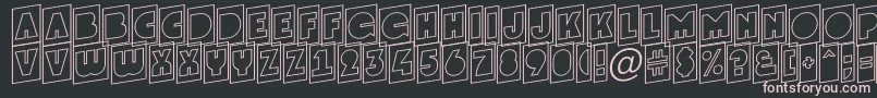 GrotocmotlupRegular Font – Pink Fonts on Black Background