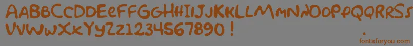 Lisätietoja SimpsonfontDemo-fontista SimpsonfontDemo-fontti – ruskeat fontit harmaalla taustalla