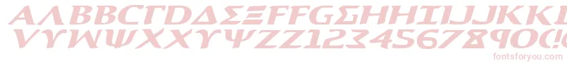 fuente AegisExpandedItalic – Fuentes Rosadas Sobre Fondo Blanco