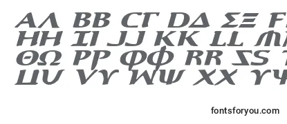 AegisExpandedItalic-fontti