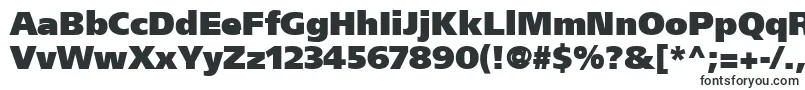FrutigerCe95UltraBlack-Schriftart – Yandex-Schriften