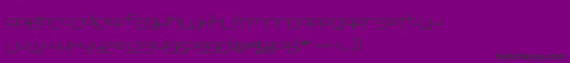 BnExpoo Font – Black Fonts on Purple Background