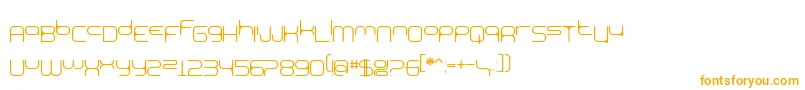 Шрифт BnExpoo – оранжевые шрифты