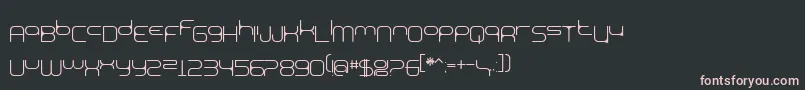 BnExpoo Font – Pink Fonts on Black Background