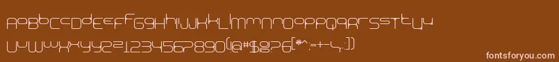 BnExpoo Font – Pink Fonts on Brown Background