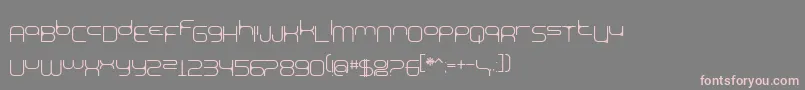 BnExpoo Font – Pink Fonts on Gray Background