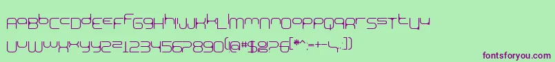 More about BnExpoo Font BnExpoo Font – Purple Fonts on Green Background