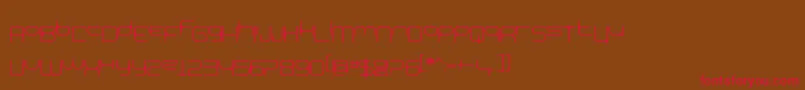 BnExpoo Font – Red Fonts on Brown Background