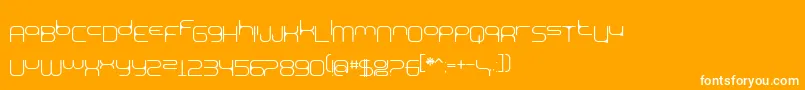 BnExpoo Font – White Fonts on Orange Background