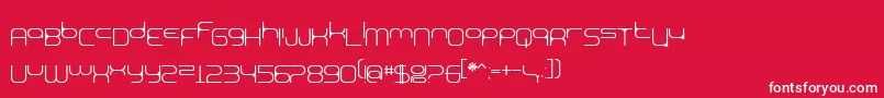 BnExpoo Font – White Fonts on Red Background