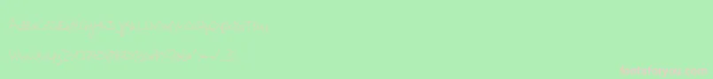 fuente AppleCiderDaydreams – Fuentes Rosadas Sobre Fondo Verde