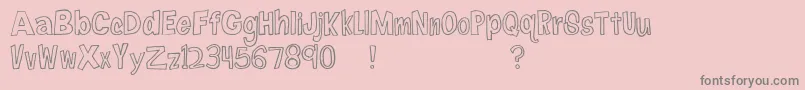 Więcej informacji o czcionce FireflyNavigator Czcionka FireflyNavigator – szare czcionki na różowym tle