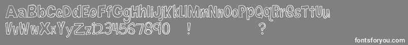 FireflyNavigator Font – White Fonts on Gray Background