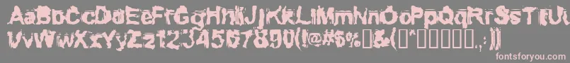 Conformyst Font – Pink Fonts on Gray Background
