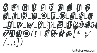 MontageLetPlain.1.0 font – game Fonts