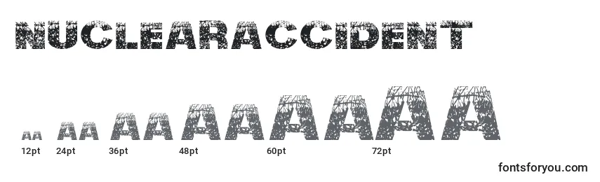 NuclearAccident Font Sizes