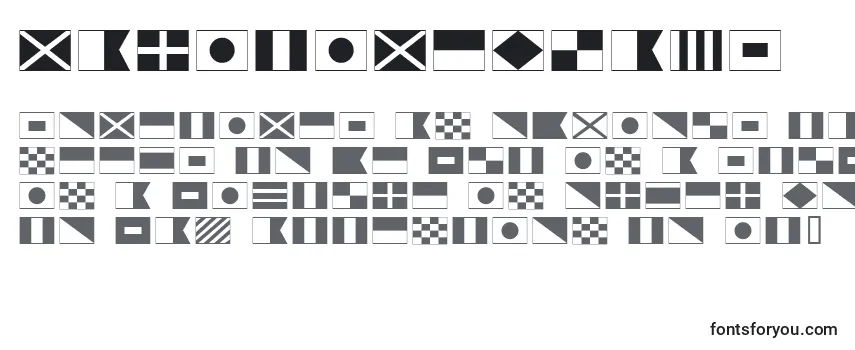 Czcionka MaritimeFlags