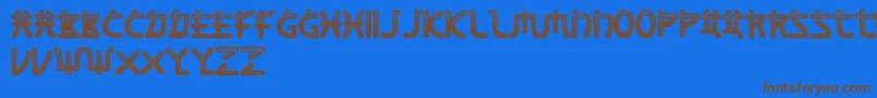 More about Screen Font Screen Font – Brown Fonts on Blue Background