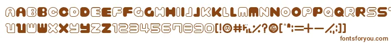 BagelOld Font – Brown Fonts on White Background