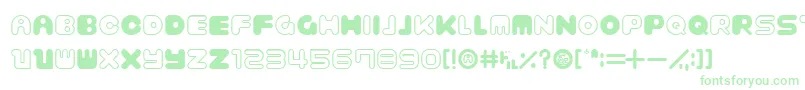 BagelOld Font – Green Fonts on White Background