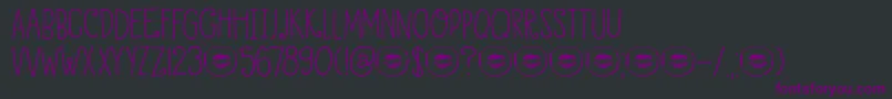 Police DkHoneyDew – polices violettes sur fond noir