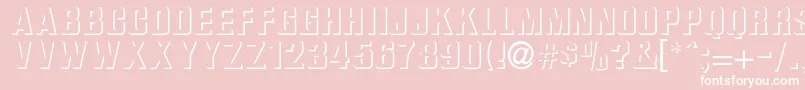 Ilkneemern Font – White Fonts on Pink Background