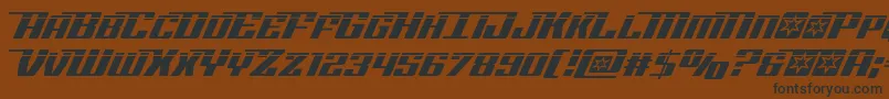 Rocketpoplaser2 Font – Black Fonts on Brown Background