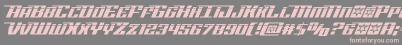 Rocketpoplaser2 Font – Pink Fonts on Gray Background